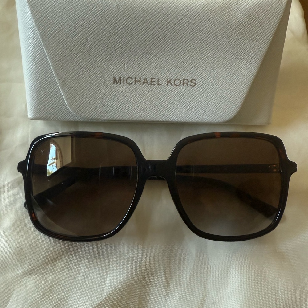 Michael Kors Brown Square Sunglasses